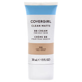 COVERGIRL crema BB mate; textura mate para un acabado natural.