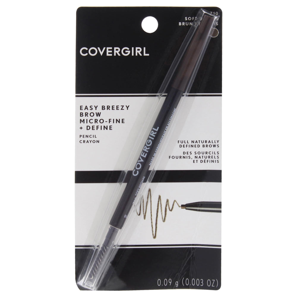 CoverGirl Easy Breezy Cejas, punta microfin para definición natural