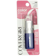 COVERGIRL labial color continuo en empaque compacto, ideal para retoques sobre la marcha.