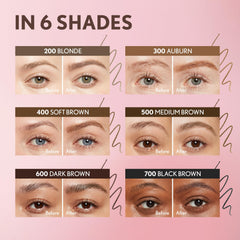 Covergirl cejas resistentes al agua para un acabado duradero