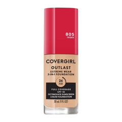COVERGIRL Outlast Extreme Wear – base de textura ligera para un acabado natural.
