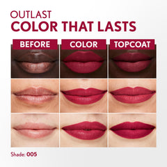 COVERGIRL Outlast Hidratación labial para labios suaves.