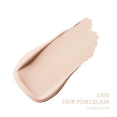 Muestra de tono L100 Porcelana de CoverGirl TruBlend Undercover para igualar piel clara.
