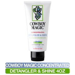 Desenredante y Brillo de Cowboy Magic: acabado brillante tras cepillado