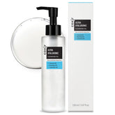 Coxir aceite limpiador hialurónico ultra, textura emulsionada, desmaquilla suavemente.