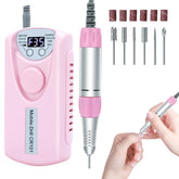 COYZU lima electrica para uñas, 35000 rpm, precisión profesional.