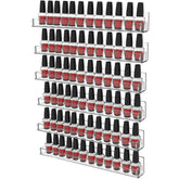 CQ Acrylic estante de pared para esmaltes, 15 pulgadas, organizado y visible.