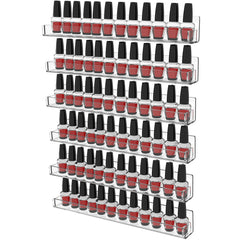 CQ Acrylic estante de pared para esmaltes, 15 pulgadas, organizado y visible.