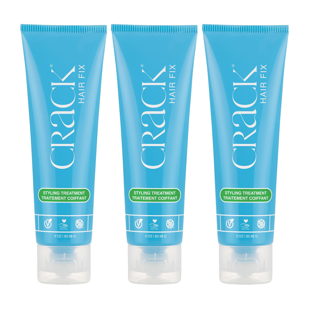 Crack Hair Fix crema para peinado: suavidad y brillo sin enjuague.