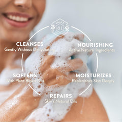 Crate 61 Organics barra Citrus textura Kaolin para exfoliación suave