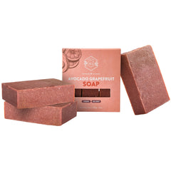 Crate 61 Organics jabon barra aguacate toronja, aroma natural para piel suave
