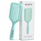 Crave Naturals cepillo turquesa ventilado para secado rápido y suave