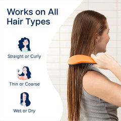 Crave Naturals Glide Thru para cabello mojado, reduce tirones al peinar