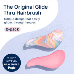 Crave Naturals Glide Thru par rosa, cerdas flexibles para evitar tirones