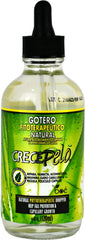 Crece Pelo Gotero 4oz 2-Pack, serum hidratante con textura suave para cabello saludable.