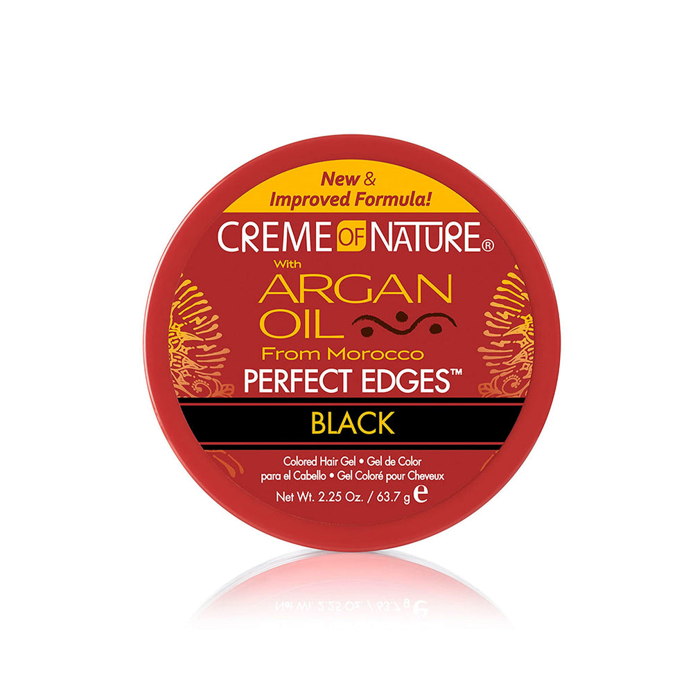 Creme of Nature Perfect Edges negro tintado para un acabado pulido de 24 horas