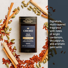 Aplicación suave de Cremo Palo Santo para uso diario sin molestias.