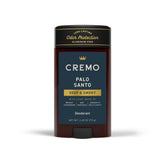 Cremo Palo Santo desodorante para hombre en lata, empaque compacto y práctico.
