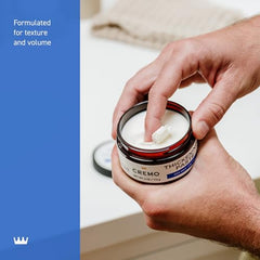 Cremo: peinado firme que ofrece agarre alto y naturalidad