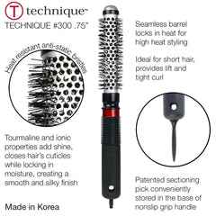 CRICKET Technique 300: cerdas antiestaticas con Tourmalina para brillo