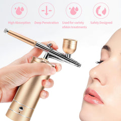 crpen kit de aerógrafo con depósitos de 7cc, 20cc y 40cc para diferentes usos.