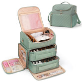 CUBETASTIC organizador de esmaltes 86 botellas, ideal para transportes seguros de manicura.