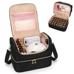 CUBETASTIC Organizador de esmaltes con capacidad para 45 botellas, perfecto para estudio o viaje.