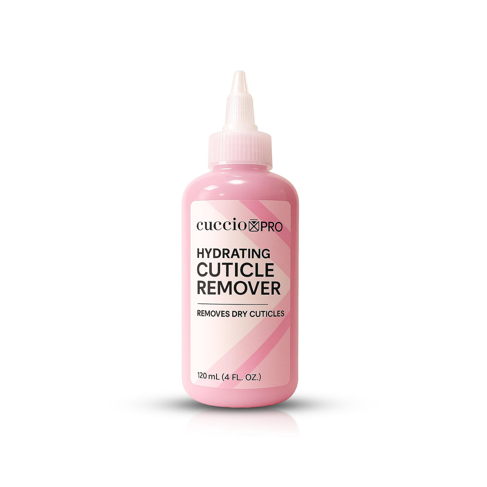 Cuccio Pro quita-cutículas 4 oz: suaviza y facilita la retirada.