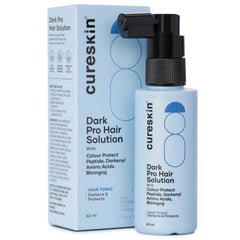 Cureskin Anti Canas: botella del serum para aplicación suave y sin pigmentos agresivos.