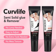 Curvlife removedor uñas 10 ml, eliminación rápida y limpia sin esfuerzo.