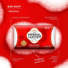 Imperial Leather Cussons barra textura espuma cremosa, muestra espuma suave.
