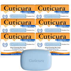 Cuticura Jabón de limpieza profunda para cara y cuerpo, ideal para piel propensa al acné.