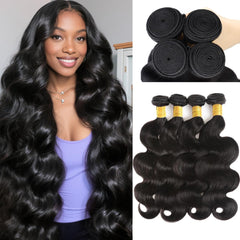 Cuzuzu Mechones Body Wave de 18 pulgadas, suavidad y volumen para uso diario