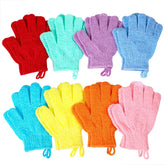 CVNDKN guantes de baño exfoliantes, 16 pares, pulido suave y masaje durante la ducha.