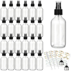 CycleMore botella de vidrio 4oz con pulverizador fino para aceites esenciales.