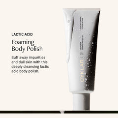 CYKLAR espuma corporal cremosa, exfoliación agradable al tacto