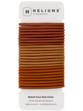 Ligas Cyndibands para cabello rojo, 24 unidades, agarre suave y sin daño.