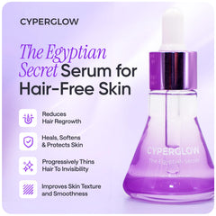 CYPERGLOW – ingrédients vitamine E menthe citron, soin nourrissant pour la peau.