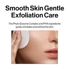 Tónico d'alba Piedmont con enzimas y PHA, exfoliación suave para textura lisa.