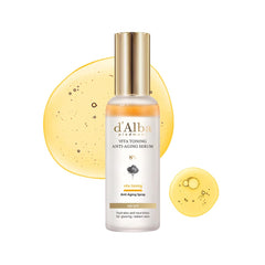 d'alba Piedmont Vita Toning Spray - botella elegante para piel fresca y lista para el día.