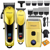 Dabetechts set de cortapelos para hombre, frente metalizado, ideal para arreglos caseros.