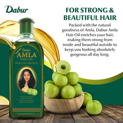 Dabur Aceite capilar de amla, aplicación y masaje en cabello