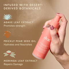 DAE Agave, aplicación para controlar frizz antes del peinado.