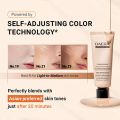DAERA Kang Shining Crème BB teinte auto-ajustable pour harmonie naturelle