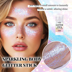 DAGEDA barra brillo para rostro realza ojos y pómulos con brillo iridiscente
