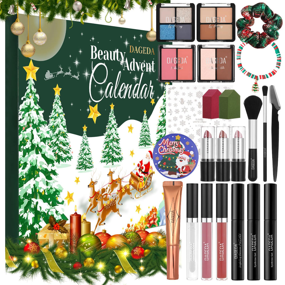 DAGEDA calendario de belleza 24 días, regalo ideal para amantes del maquillaje.