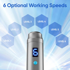 DAHOZE DermaStamp tamaño compacto para llevarlo fácilmente.