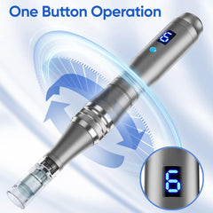 DAHOZE DermaStamp uso doméstico seguro para cuidado de la piel en casa.