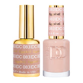 DAISY DND gel esmalte beige nude 083, cobertura uniforme y tono favorecedor
