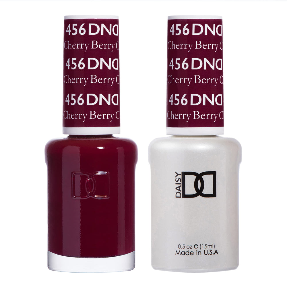 DAISY DND gel de uñas Cereza Berry con color intenso y cobertura duradera.